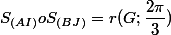 S_{(AI)} o S_{(BJ)}=r(G ;\dfrac{2\pi}{3})